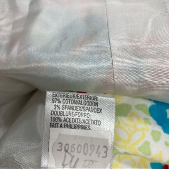 TAHARI Outerwear Arthur S. Levine Lined Multicolored Jacket Floral Size 6 - Picture 9 of 10